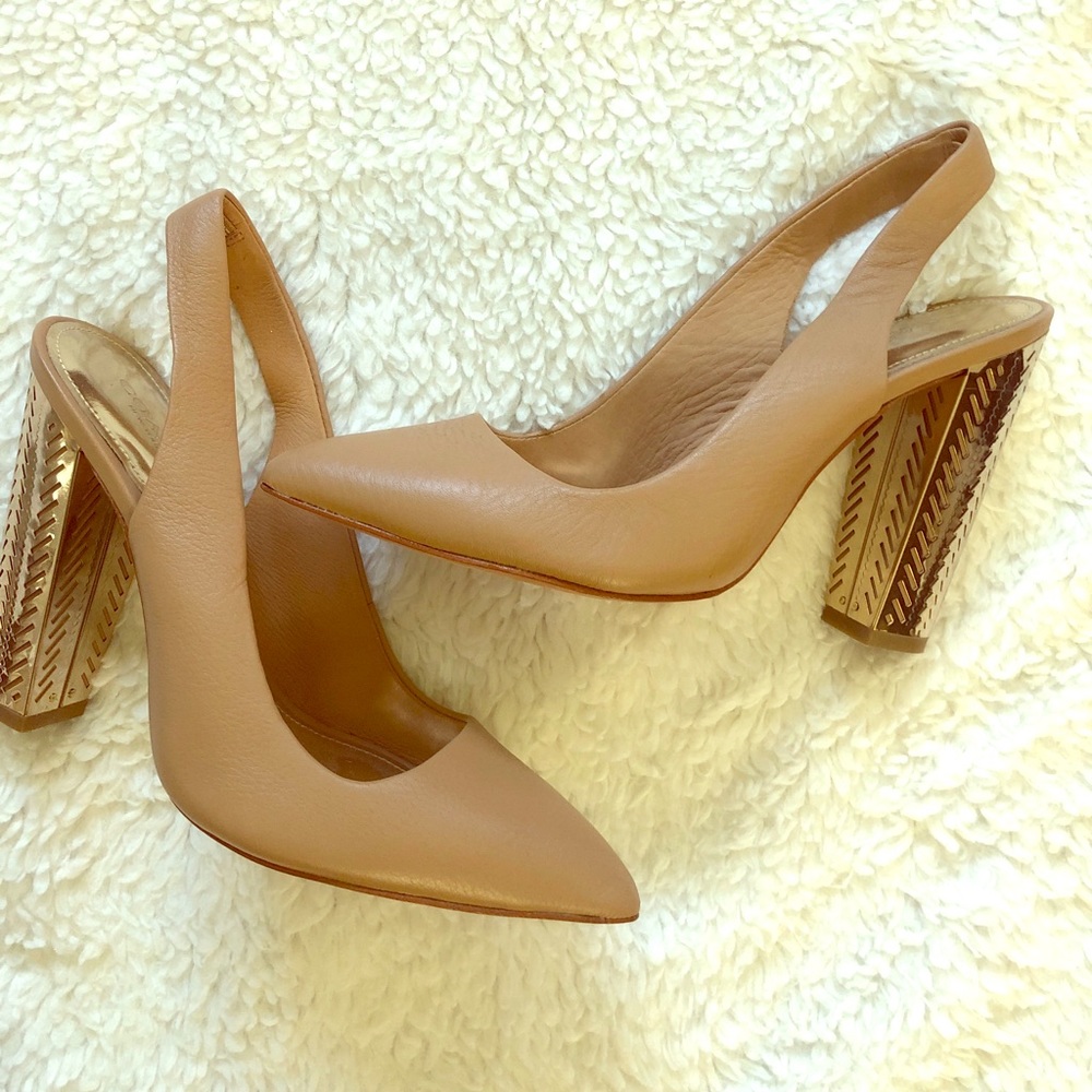 Coach nude heels